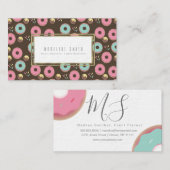 Mattiert Donuts Baker Donut Cake Decorator Visitenkarte (Vorne/Hinten)