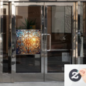 Mattiert Geometrische Harmonie Fensteraufkleber (Büro Tür)