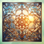 Mattiert Geometrische Harmonie Fensteraufkleber (Blatt 3)