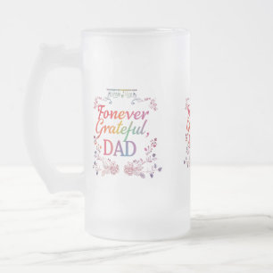 Mattiert Glass Tasse 16 oz - "Forever Grateful, Va