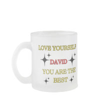 Mattiert Glass Tasse Liebe Ihr Selbst Sie sind die