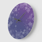 Mattiert Große Wanduhr (Winkel)