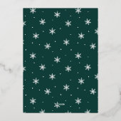 Mattiert Holly | Feiertag Folieneinladung (Rückseite)