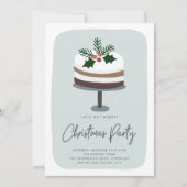 Mattiert Holly | Niedlich Modernes Party Einladung (Vorderseite)