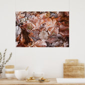 Mattiert Maple Blätter Poster (Küche)