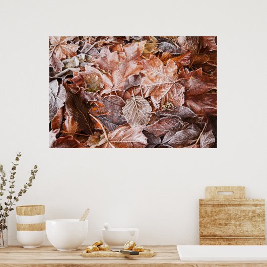 Mattiert Maple Blätter Poster (Küche)