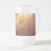 Mattiert Mattglas Bierglas (VorderseiteRechts)