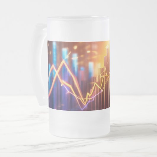 Mattiert Mattglas Bierglas (Vorderseite Links)