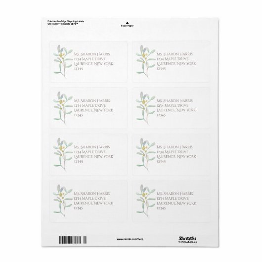 Mattiert Mistletoe Winter Wedding (Vorne)