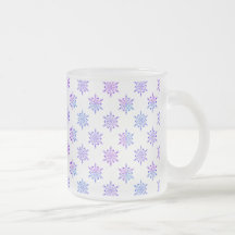 Mattiert mit Hübschen Schneeflocken