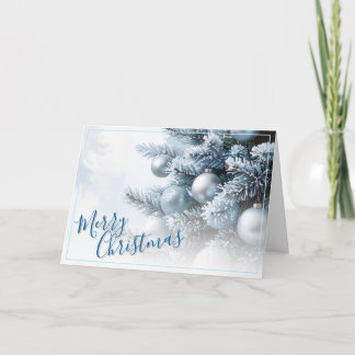 Mattiert Pine Frohe Weihnachtskarte Karte