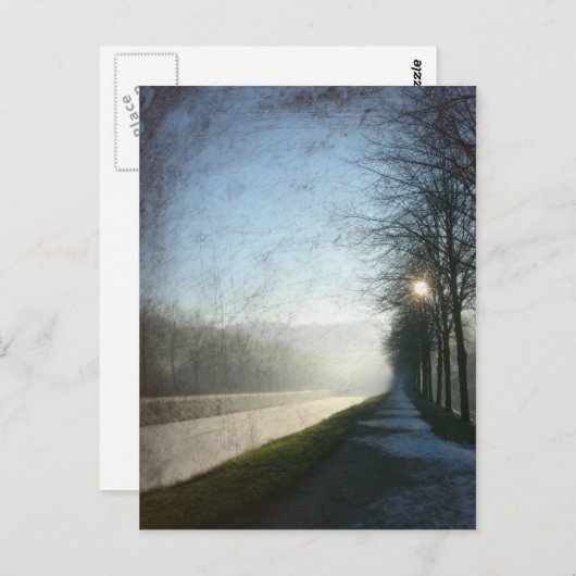 Mattiert Postkarte (Vorne/Hinten)