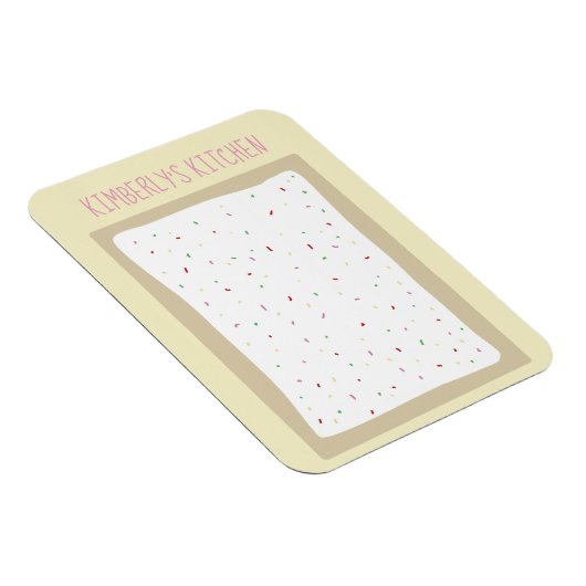 Mattiert Toaster Paste Niedlich Personalisiert Mag Magnet (Rechte Seite)