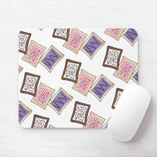 Mattiert Toaster Pastry Breakfast Junk Food Feinsc Mousepad (Mit Mouse)