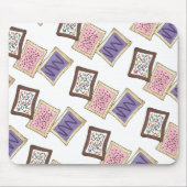 Mattiert Toaster Pastry Breakfast Junk Food Feinsc Mousepad (Vorne)