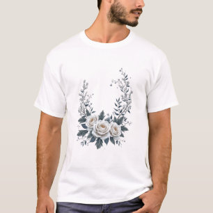 Mattiert Winter Florals - Eleganter Saisoncharm T-Shirt
