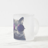 Mattierte 10 oz Mattierte Glass-Tasse Mattglastasse (VorderseiteRechts)