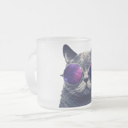 Mattierte 10 oz Mattierte Glass-Tasse Mattglastasse (Vorderseite Links)