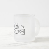 Mattierte 10-Unze-mattierte GlasTasse Brompton Mattglastasse (VorderseiteRechts)