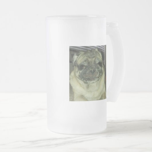 Mattierte 16-Unze-mattierte GlasTasse der Mattglas Bierglas (VorderseiteRechts)