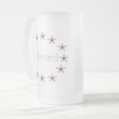 Mattierte 16-Unze-mattierte GlasTassenkunst durch Mattglas Bierglas (Vorderseite Links)