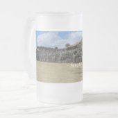 Mattierte 473-ml-mattierte GlasTasse Mattglas Bierglas (Vorderseite Links)