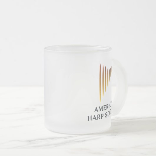 Mattierte AHS-Tasse Mattglastasse (VorderseiteRechts)