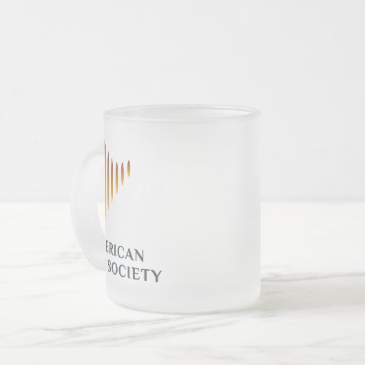 Mattierte AHS-Tasse Mattglastasse (Vorderseite Links)