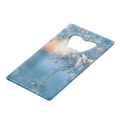 Mattierte Ansicht Geldbeutel Flaschenöffner (Vorderseite Schrägansicht)