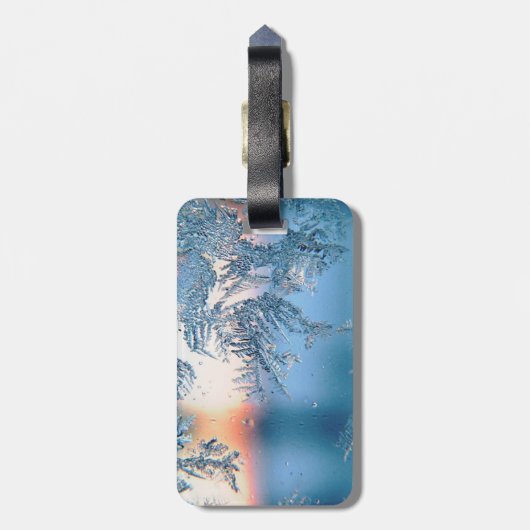 Mattierte Ansicht Gepäckanhänger (Rückseite vertikal)