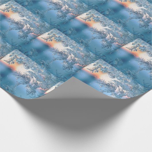 Mattierte Ansicht Geschenkpapier (Ecke)