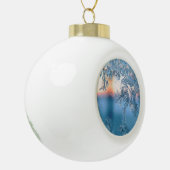 Mattierte Ansicht Keramik Kugel-Ornament (Links)