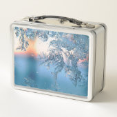 Mattierte Ansicht Metall Brotdose (Rückseite)