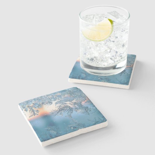 Mattierte Ansicht Steinuntersetzer (Seitenansicht)