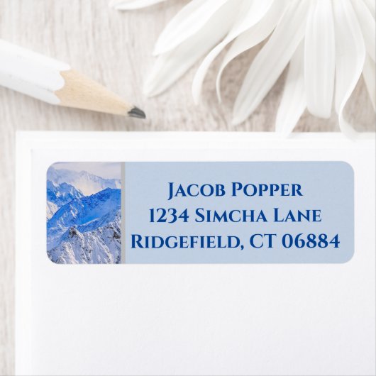 Mattierte Berge Rücksendeadresse (Insitu)