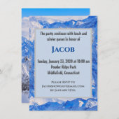 Mattierte Bergschutzkarte Begleitkarte (Vorne/Hinten)