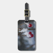 Mattierte Berries Gepäckanhänger (Vorderseite vertikal)