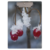 Mattierte Berries Klemmbrett (Vorderseite)