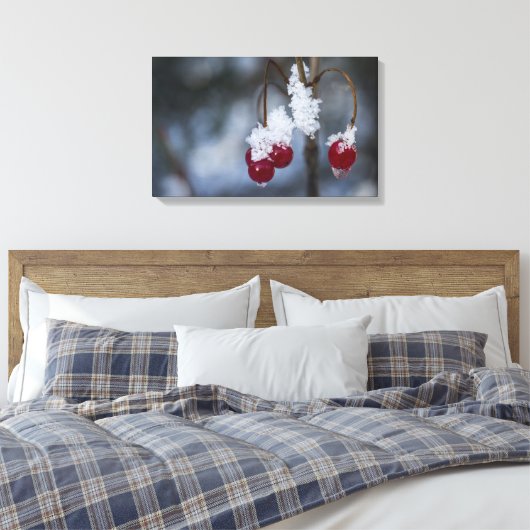 Mattierte Berries Leinwanddruck (Insitu (Schlafzimmer))