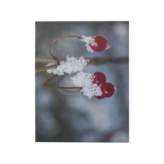 Mattierte Berries Notizblock (Rotiert)