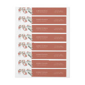 Mattierte Berries Wrap Um Rücksendeadresse (Bogen)