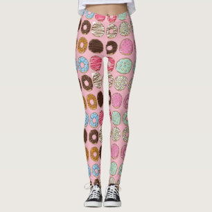 Mattierte besprühte Rosa-und Leggings