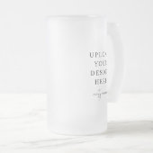 Mattierte Bier-Tasse 10oz oder 16oz Mattglas Bierglas (VorderseiteRechts)
