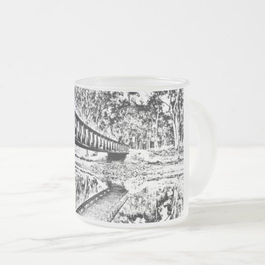 Mattierte Bier-Tasse 296 ml Mattglastasse (VorderseiteRechts)