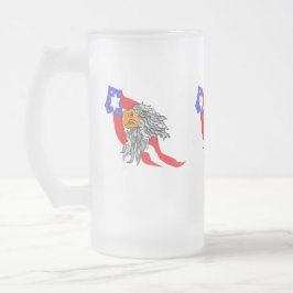 Mattierte Bier-Tasse: Adler Mattglas Bierglas