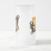 Mattierte Bier-Tasse: Arbeiten Mattglas Bierglas (Mittel)