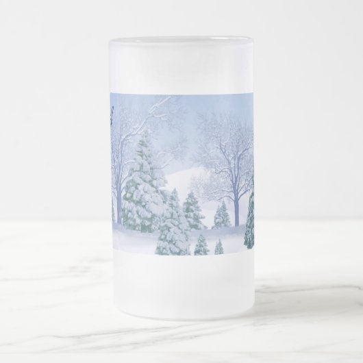 Mattierte Bier-Tasse Channel eine kalte an einem h Mattglas Bierglas (Mittel)