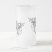 Mattierte Bier-Tasse : Durst als Buffalo Mattglas Bierglas (Mittel)