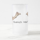 Mattierte Bier-Tasse : Durst stillen Mattglas Bierglas (Mittel)