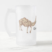 Mattierte Bier-Tasse : Durst stillen Mattglas Bierglas (Links)